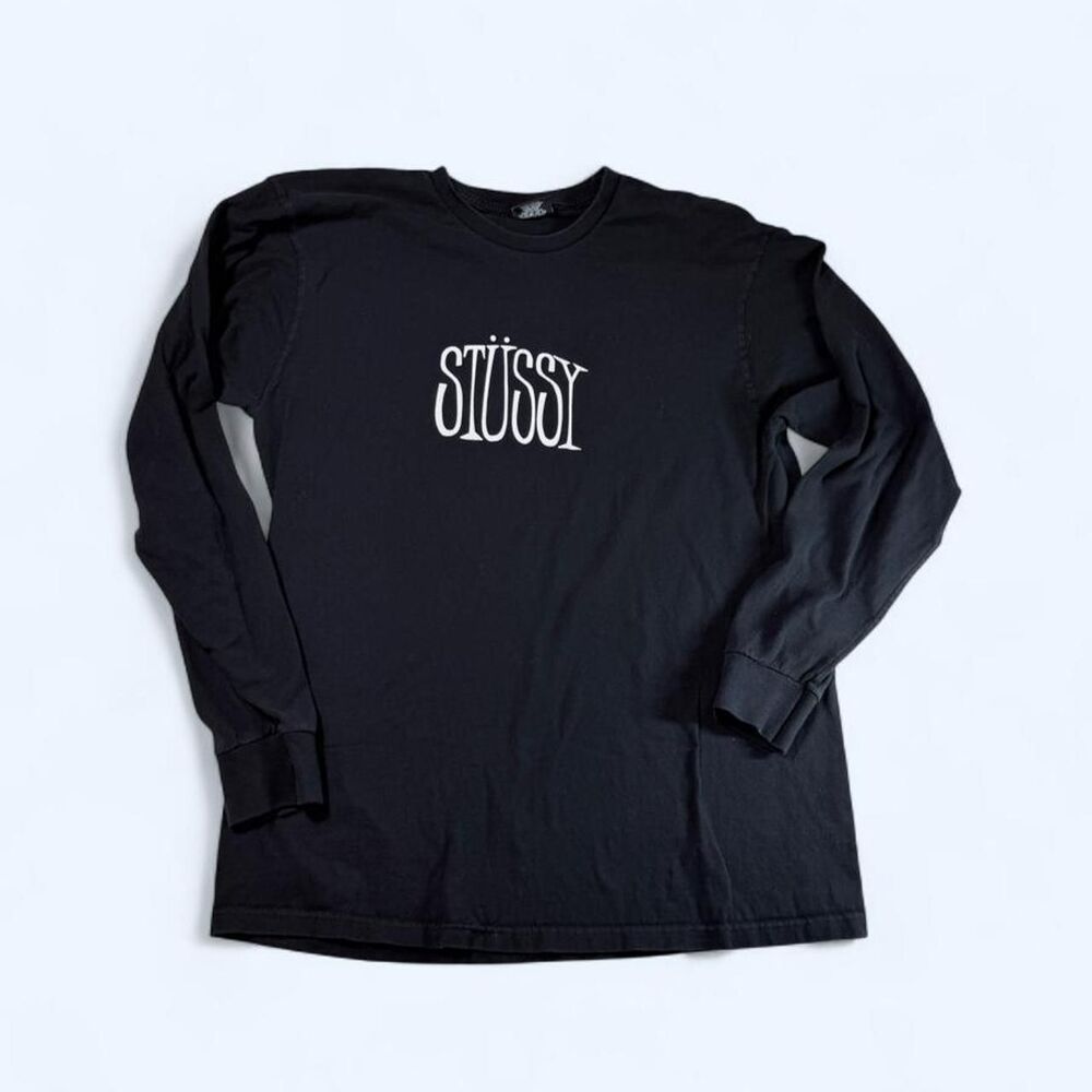 Stussy Men's Black T-shirt